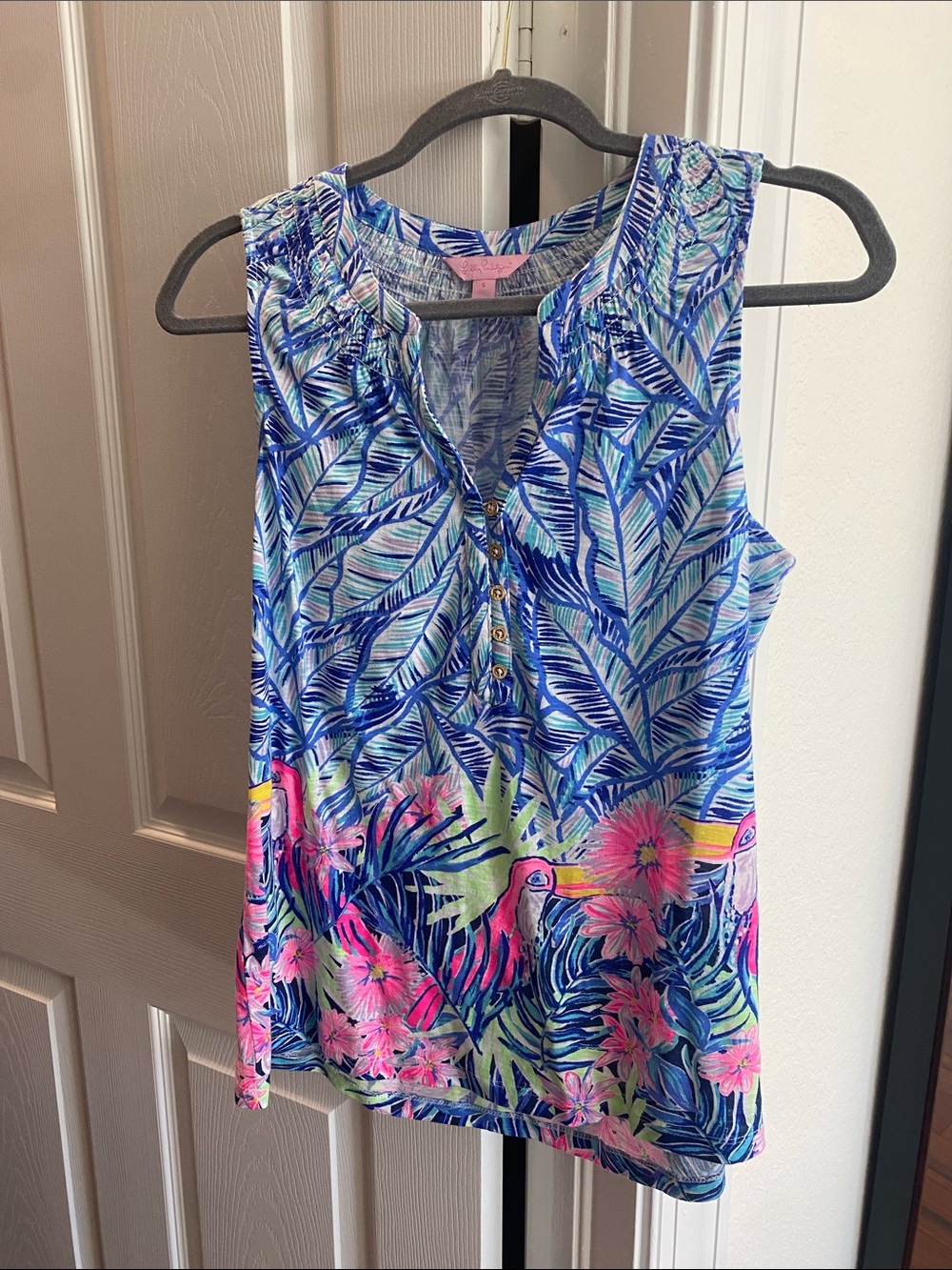 Lilly Pulitzer Essie Tank - Blue Pink